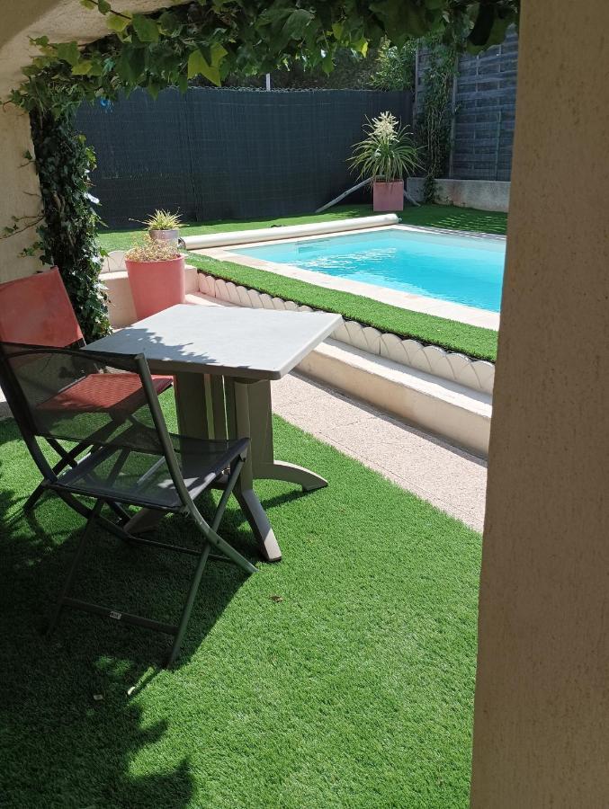아그 Mimilou Mont St Loup Piscine Privee 아파트 외부 사진